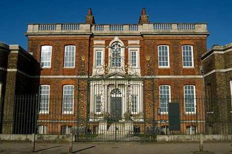 Vista della storica casa dei ranger che si affaccia sul parco di Greenwich, a sud est di Londra questa storica casa georgiana è ora sede della collezione d'arte Wernher