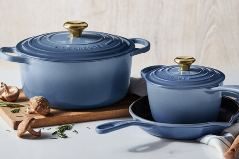 pentole le creuset nel nuovo colore blu