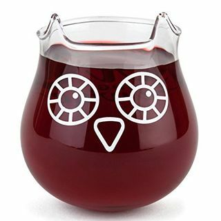 Owl Stemless Wine Glass