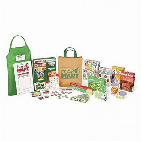 Collezione Companion Melissa & Doug Fresh Mart Grocery Store (Set da gioco e cucine, ottimo regalo per ragazze e ragazzi - Ideale per bambini dai 3, 4, 5 anni in su)