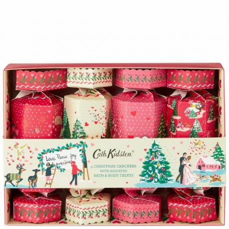 Cath Kidston Christmas 2021 Shine Bright Beauty Crackers Set regalo