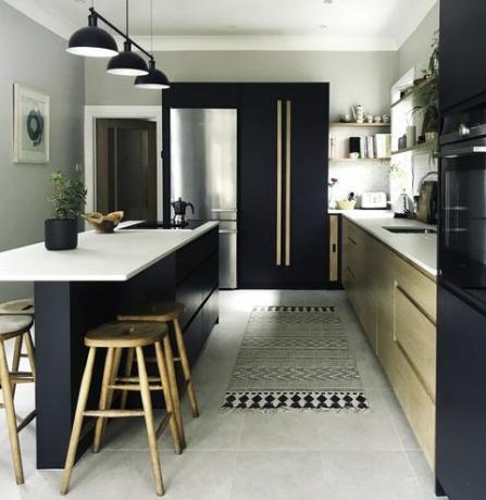 cucina nera, cranbook, cucine nude