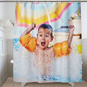Tenda per doccia fotografica personalizzata