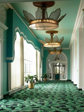 il resort greenbrier dorothy draper carleton varney previsioni di tendenza dei colori white sulphury springs virginia occidentale