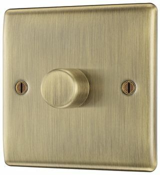 Dimmer in ottone anticato