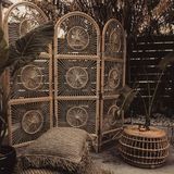 Divisorio Cosmo Sunburst Rattan Room