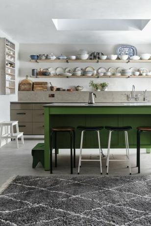 idee per una cucina verde