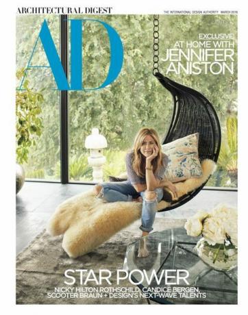 Architectural Digest - edizione di marzo 2018 - Jennifer Aniston