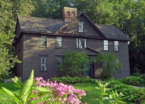 la casa del frutteto di louisa may alcott a concord, massachusetts