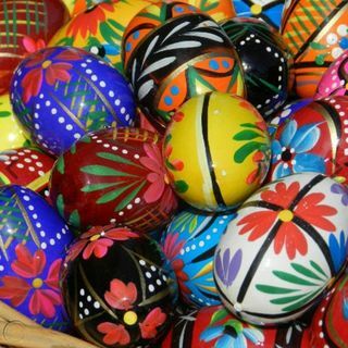 Uova Pysanky in legno dipinte a mano (3)