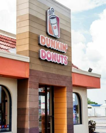 florida, arcadia, dunkin donuts, coffee shop exterior photo by jeffrey greenbergeducation imagesuniversal images group via getty images