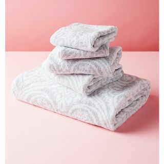 Collezione di asciugamani da bagno con scultura persiana