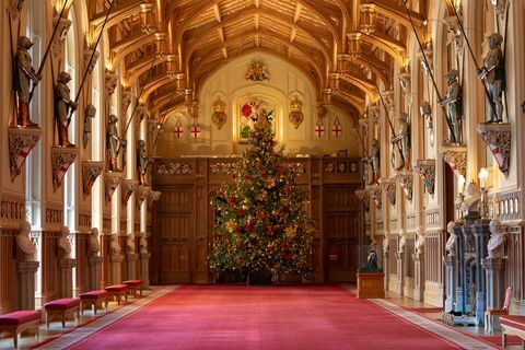 decorazioni natalizie del castello di windsor 2021 decorazioni natalizie