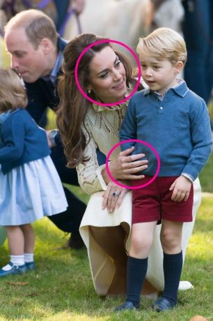 Kate Middleton con Prince George in Canada
