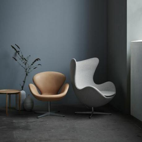 sedia a cigno sedia a uovo fritz hansen