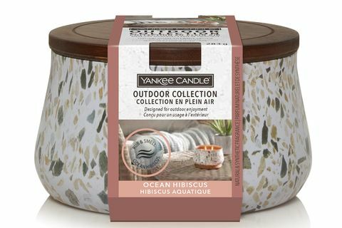 Yankee Candle Ocean Hibiscus candela da esterno