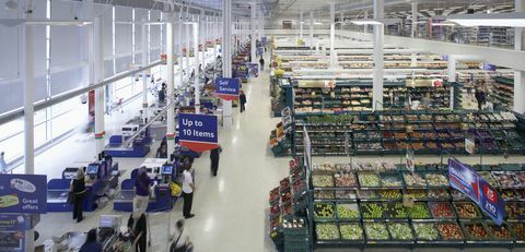 Supermercato Tesco, Orpington, Regno Unito, 2009 - officina