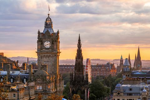 Skyline di Edimburgo, Balmoral Clocktower, Scozia