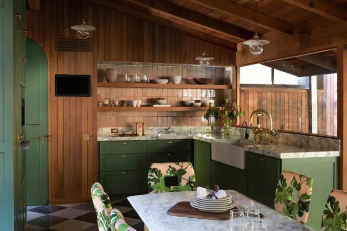 cucina verde di jaqui sheerman