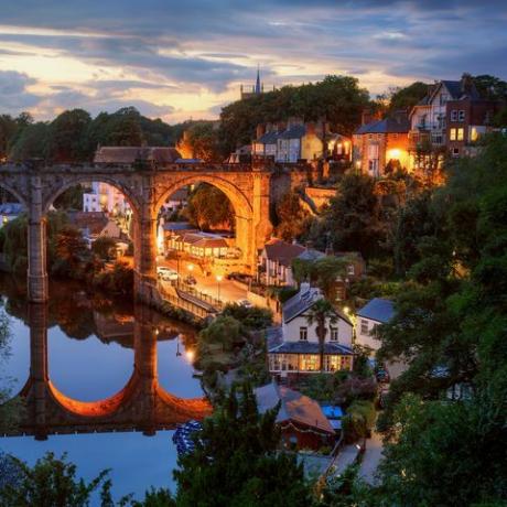 Ponte a Knaresborough, Harrogate, North Yorkshire, Inghilterra