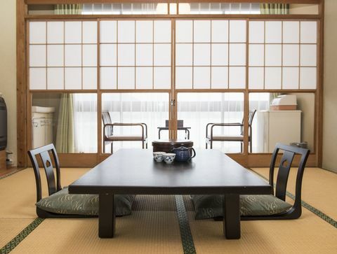 Sala da pranzo tipica giapponese