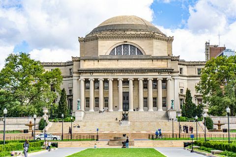 biblioteca commemorativa bassa, Columbia University, New York City, New York