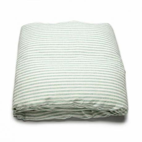 Biancheria da letto lavata Piumino Ticking Stripe Menta