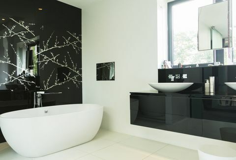 Moderno bagno nero