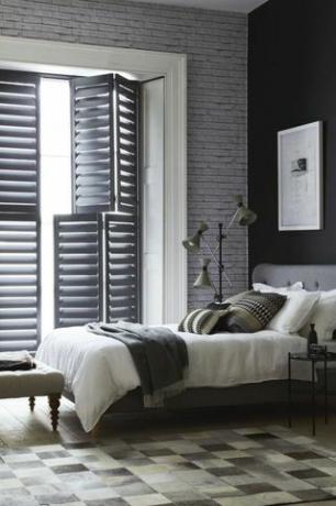 California Shutters Basswood Shutters in Dulux Night Jewels