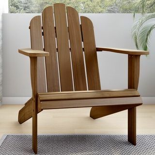 Sedia Adirondack in legno di teak Perreira