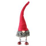 Stare in piedi Babbo Natale Gnome Figure con Red Hat