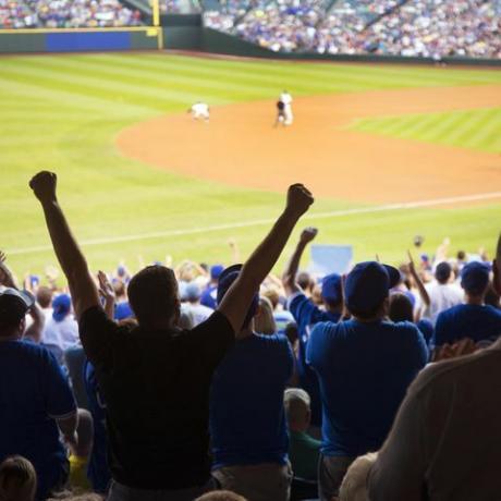 partita di baseball della festa del lavoro