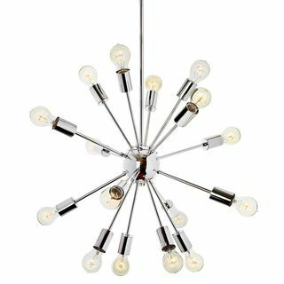 Lampadario Sputnik a 16 luci cromato