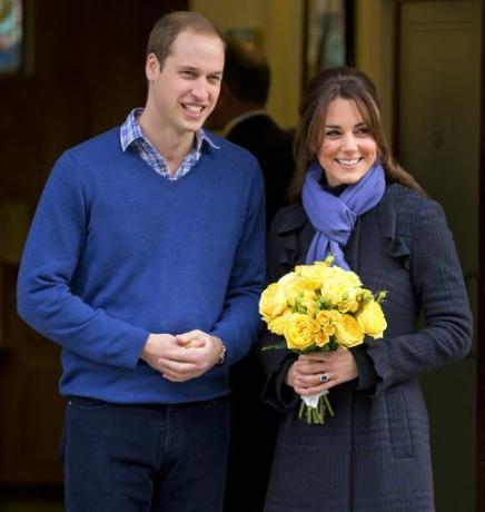 La duchessa di Cambridge lascia il King Edward VII Hospital