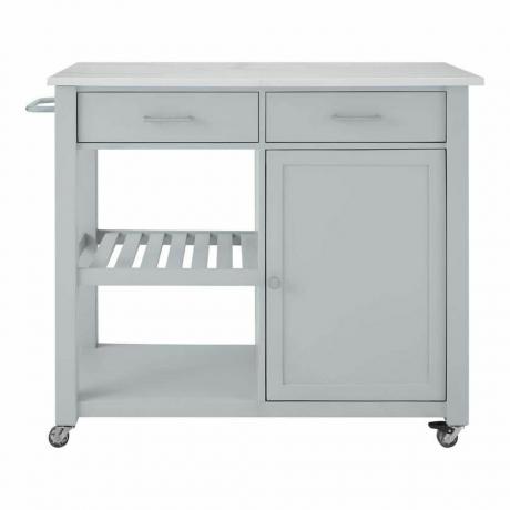 Carrello da cucina moderno grigio con ruote Vining 