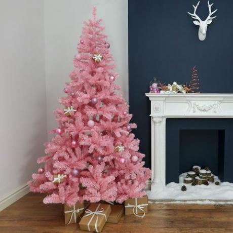 Albero di Natale rosa