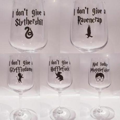 Adesivi per bicchieri di vino Harry Potter