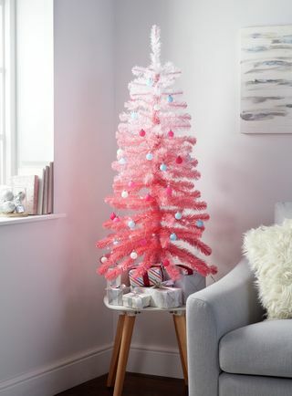 Argos Home 4ft Albero di Natale - Ombre rosa