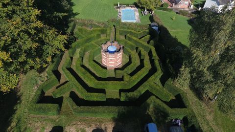 Portman Lodge - Durweston - Dorset - labirinto - Savills