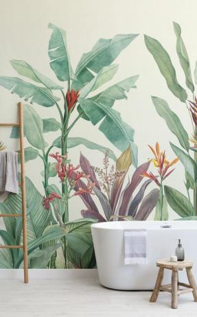 Collezione Vintage Botanicals di MuralsWallpaper, utilizzando dettagliati dipinti vintage di Pierre-Joseph Redouté