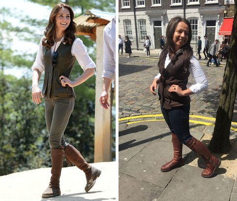 vestito come un completo da trekking di Kate Middleton