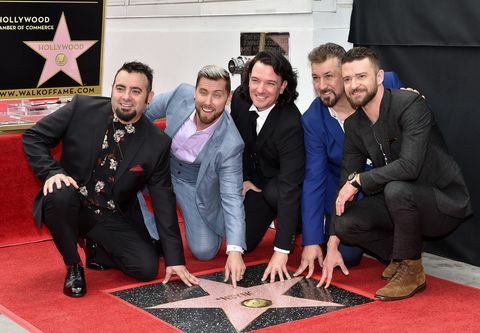 NSYNC onorato con la stella sulla Hollywood Walk of Fame