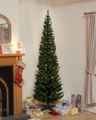 Albero di Natale artificiale di pino verde matita