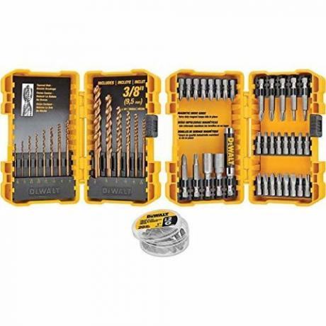 Set di punte e punte per avvitatore combinato Dewalt da 68 pezzi