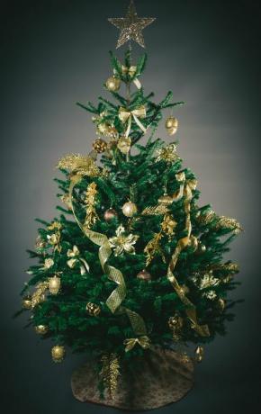 Decorazioni in oro per albero di Natale