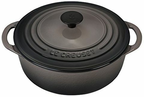 Cocotte rotonda Le Creuset, ghisa smaltata, pietra focaia