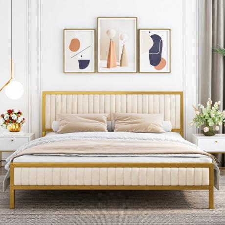 Letto con piattaforma a basso profilo Burglind