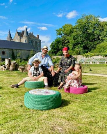 Dick e Angel Strawbridge, scappa al castello di arrangiarsi e riparare il programma televisivo