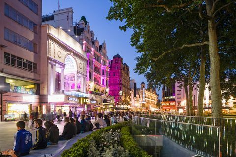 Vista di Leicester Square, West End