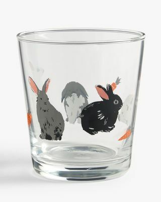 Bicchiere per coniglietto pasquale, 300 ml, trasparente / multi
